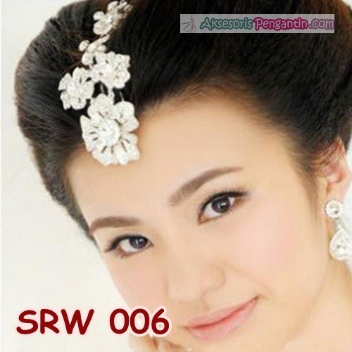 [SIAP KIRIM] WEDDING BRIDAL AKSESORIS SIRKAM RAMBUT SANGGUL WANITA SRW006