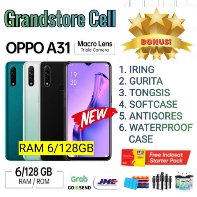OPPO A31 A 31 RAM 4/128 GB | A31 RAM 6/128 GB GARANSI RESMI OPPO INDONESIA