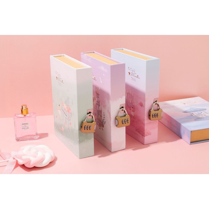 

Gilaa!!! Buku Tulis / Notebook Kotak Gembok / Custom Planner Buku Catatan Promo