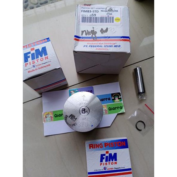 Piston Kit Fim Izumi Piston Ring Pen Klip Ninja Kawasaki Ninja R Rr Zx Pen 15 Kode B C Std 50 100