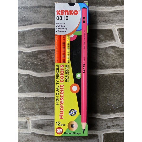 

Grosir Pensil Kenko 0810 2B Warna Warni