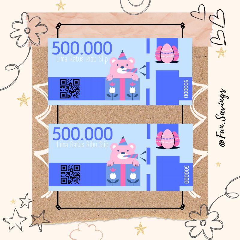 

[FUN] Money Slip Property | Uang Pengganti untuk Budgeting dan Saving Challenge | Binder A6