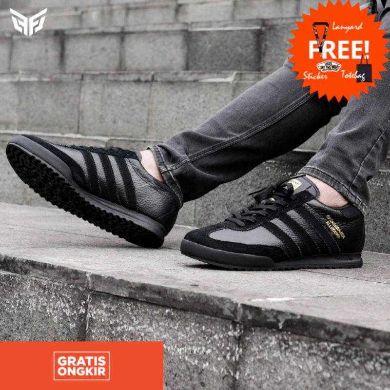 SEPATU SNEAKERS ADIDAS BECKENBAUER FULLBLACK | SEPATU CASUAL | SEPATU CASUAL PRIA | SEPATU ADIDAS
