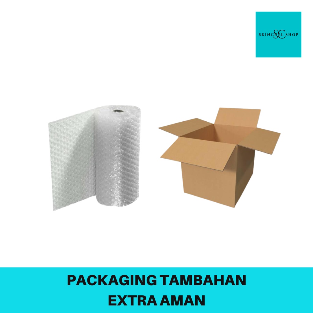 

PACKAGING TAMBAHAN EXTRA AMAN BUBBLE WRAP / DUS / BUBBLE WRAP + DUS