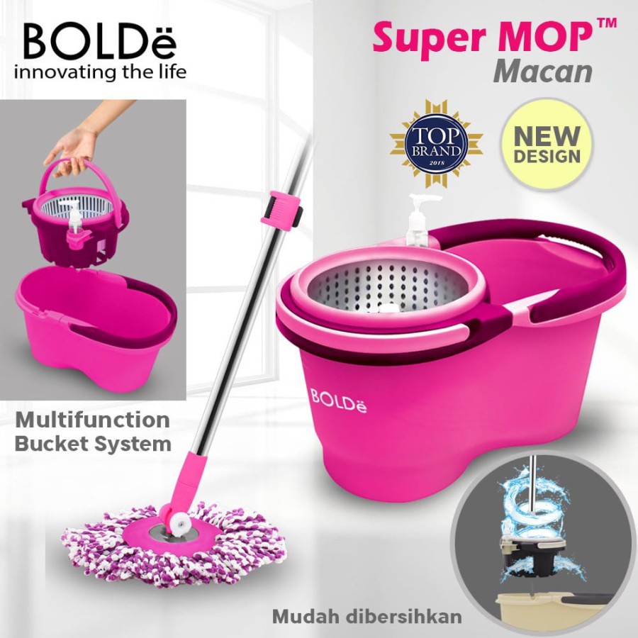 BOLDe Super Mop Baru Dari Bolde Ember Pengering Stainless