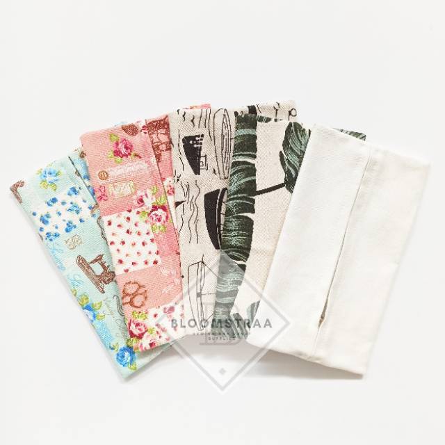 Travel Tissue Pouch Tempat tissue kanvas tissue organizer pouch