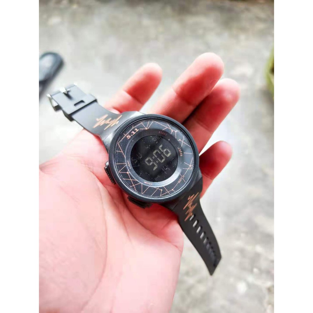 [✅COD]Jam Tangan Digital 511 dig1006 Body Bulat Strap Rubber Murah