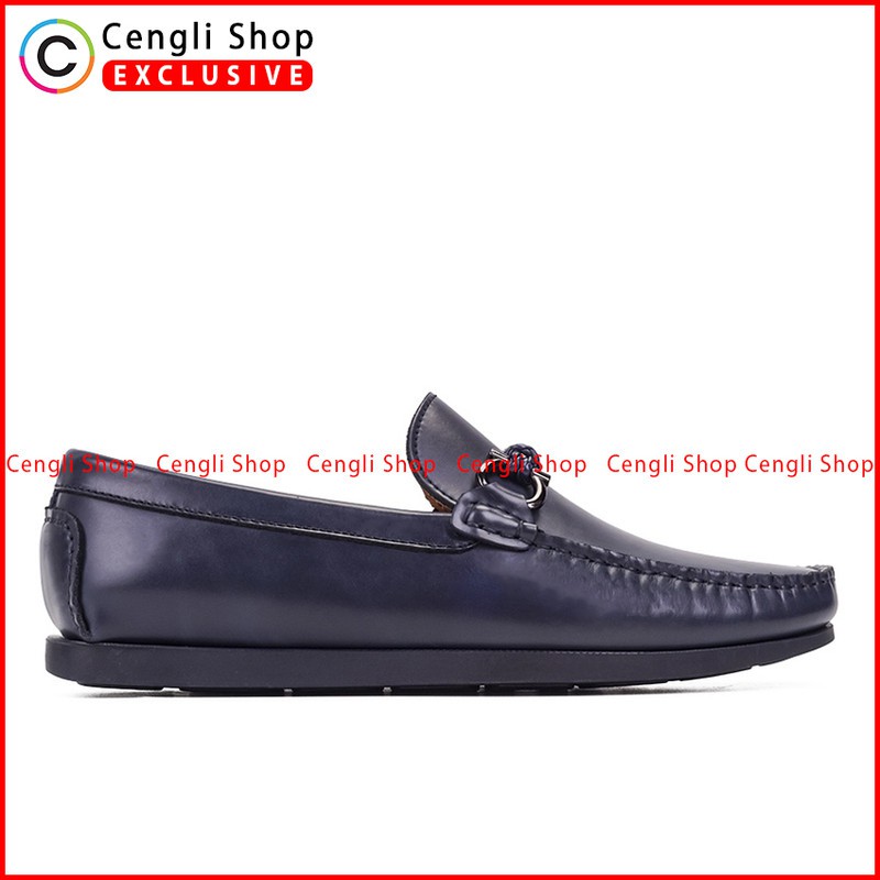 SEPATU EVERBEST PRIA TERBARU ORIGINAL PANSUS LOAFER BIRU NAVY EVEM152