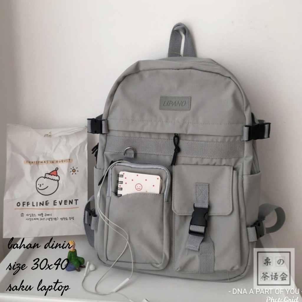 Diobrale - Tas Ransel My Bag Polos Terbaru 2023 Tas Ransel Anak PAUD TK SD Kekinian Fashion Korea