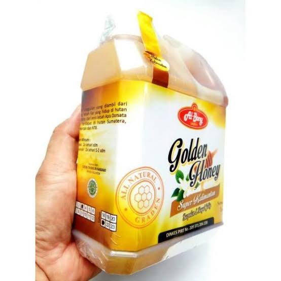 

madu- madu asli murni madu hutan super kalimantan al bany golden honey 1 kg -madu.