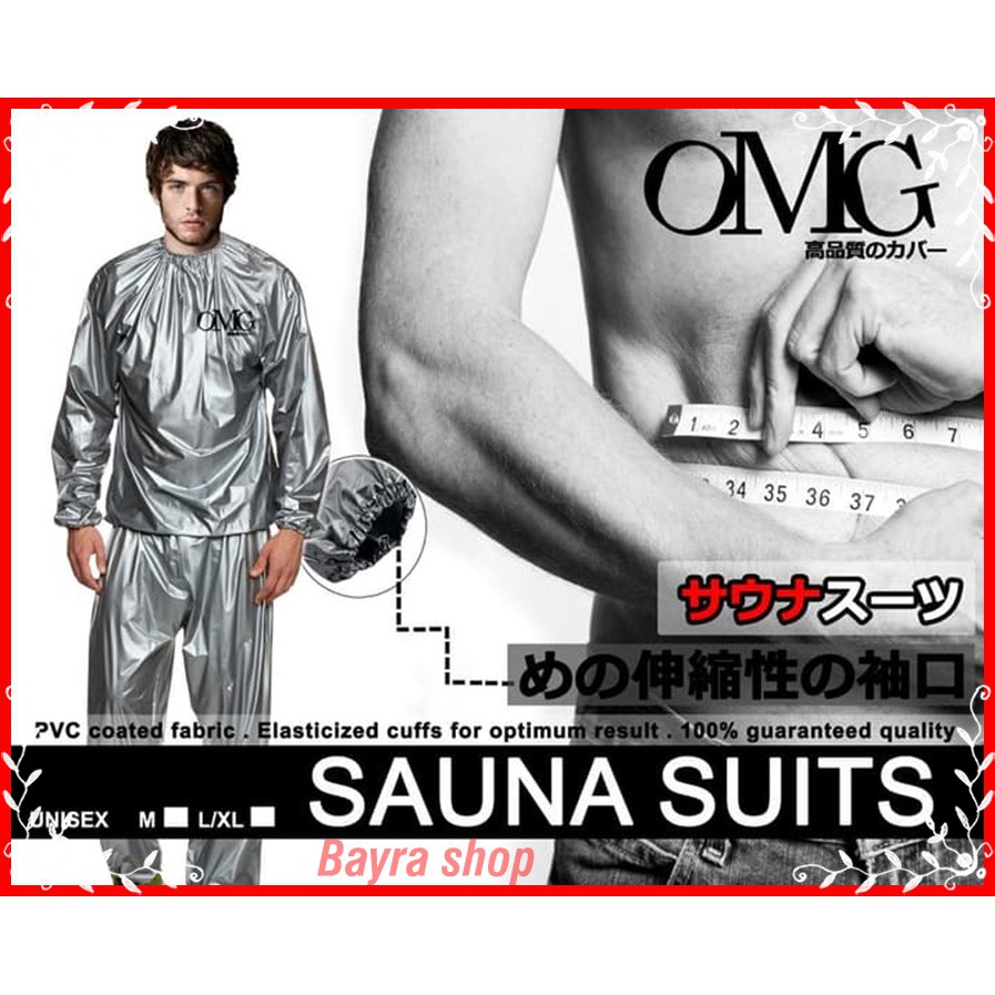 SAUNA SUIT / JAKET SAUNA / BAJU SAUNA / BAJU OLAHRAGA