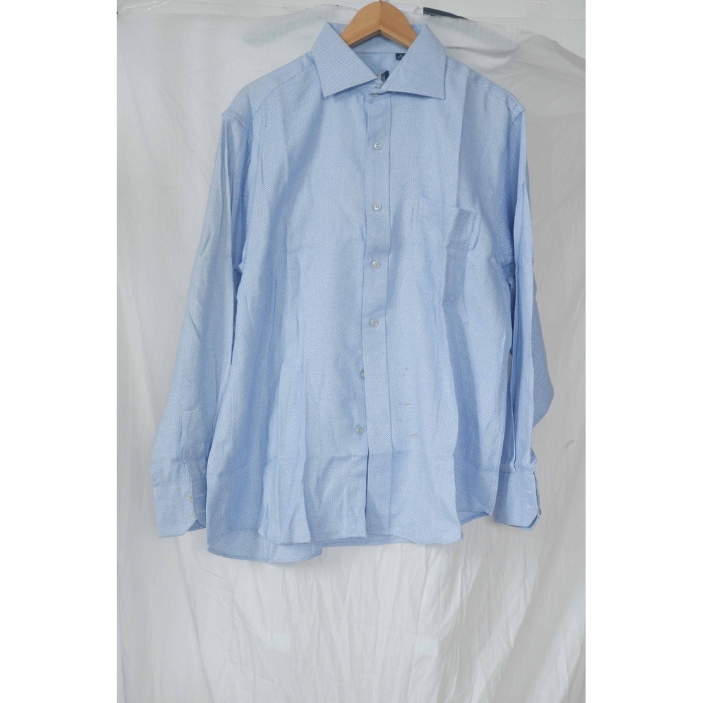 Kemeja Panjang Pria GiorgioArmani Blue Size S