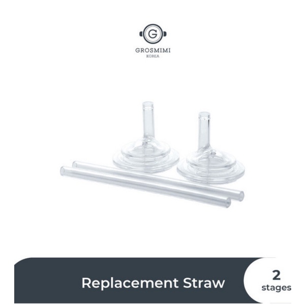 Grosmimi Replacement Straw Twin Pack