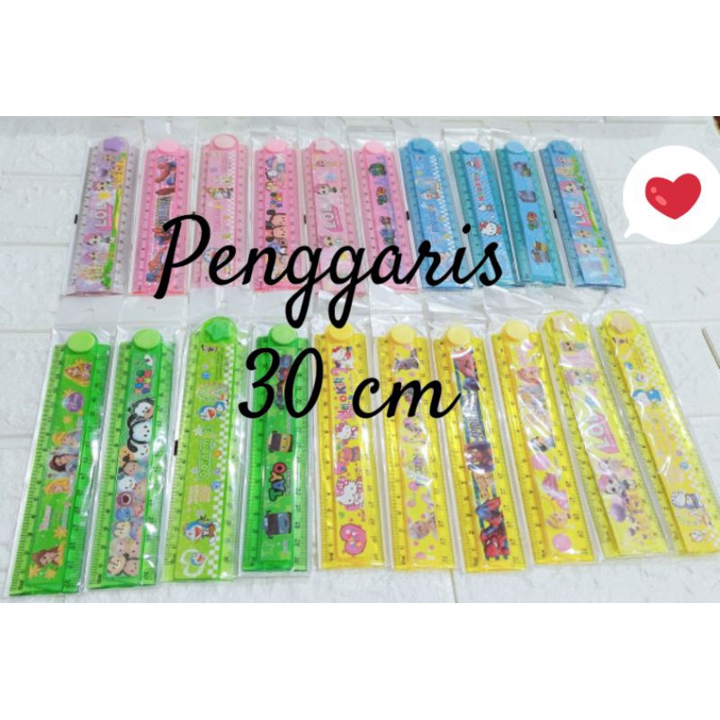 

PENGGARIS LIPAT 30cm MOTIF KARAKTER LUCU