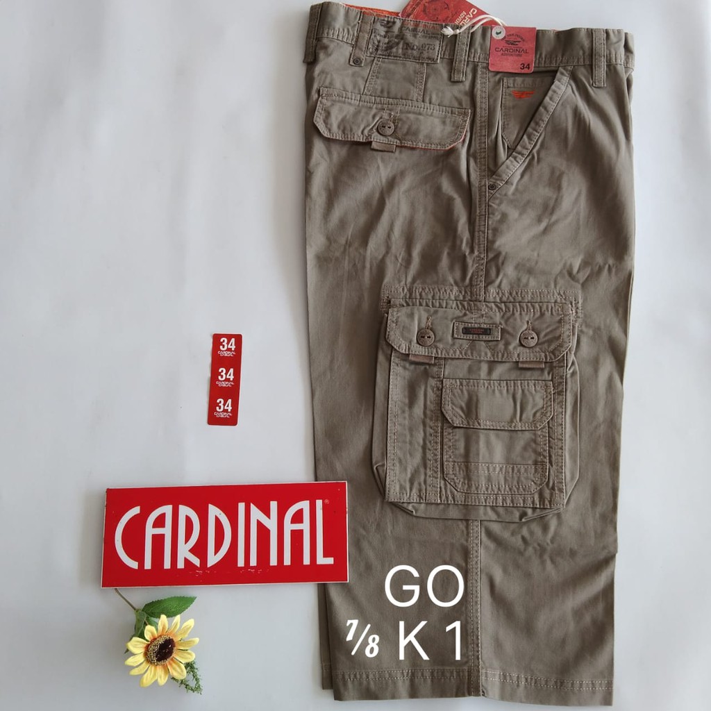 gof 34-KPL CARDINAL KEMPOL CASUAL Celana Pendek Cowok Celana Kempol Fashion Pria Brand Kekinian