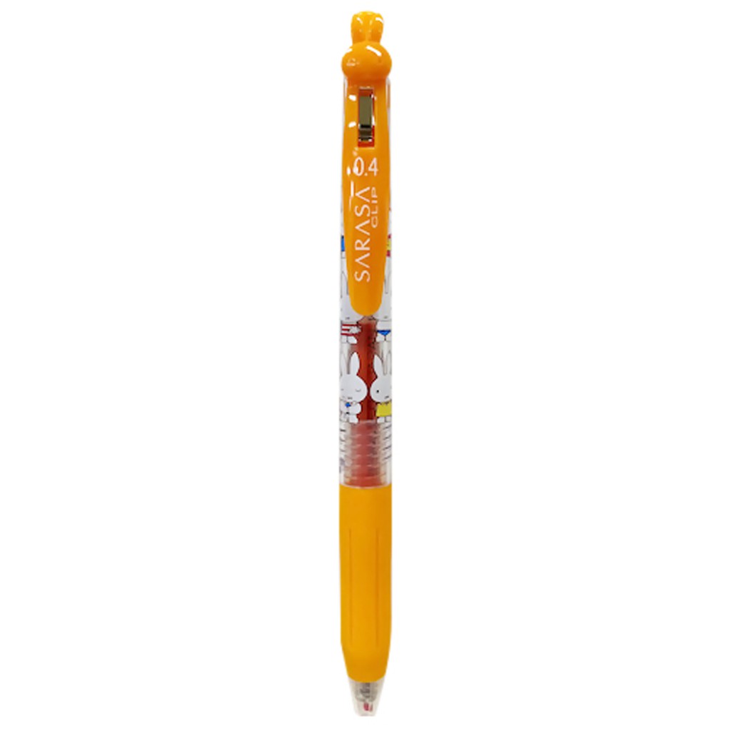Sarasa Mascot Clip Ballpoint Pen Miffy 0.4mm Orange