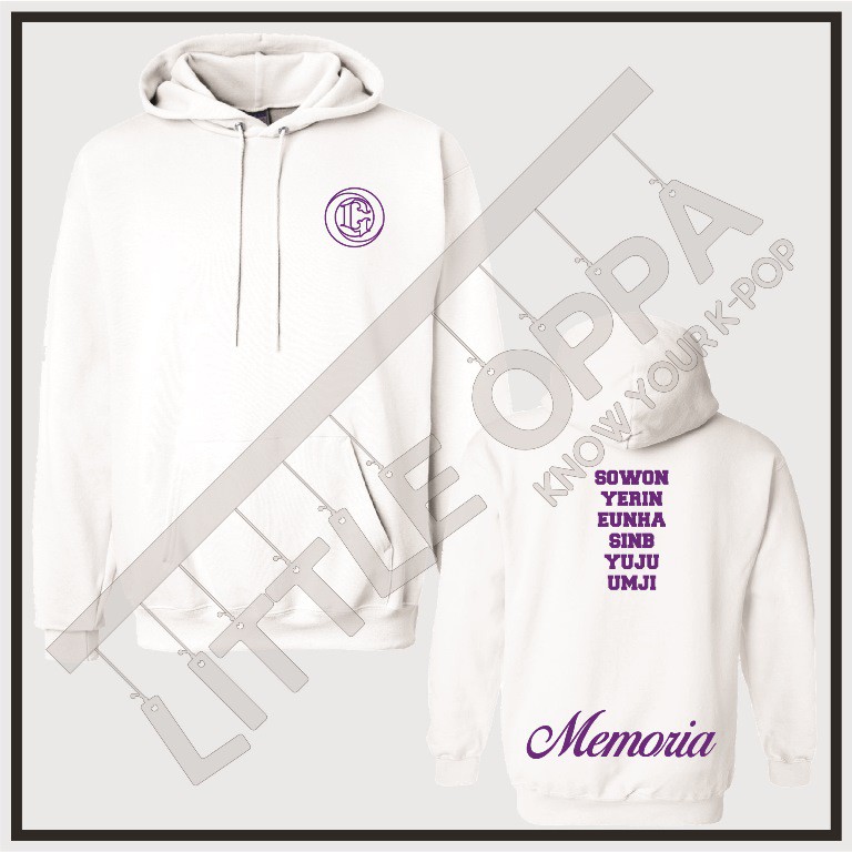 JACKET HOODIE GFRIEND MEMORIA WITH MEMBER NAMES ON BACK