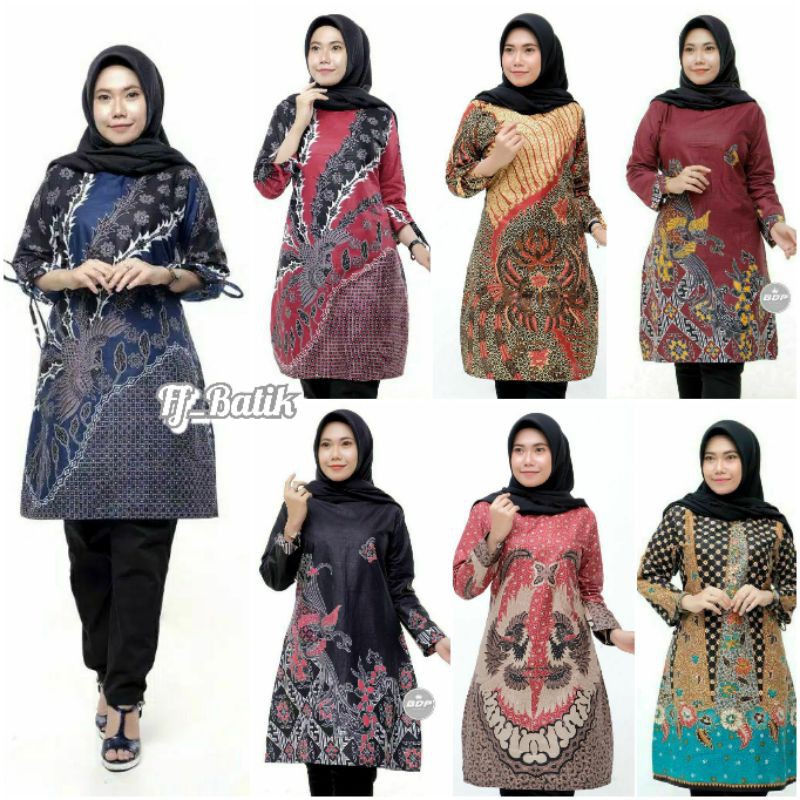 Murah Terlaris SERUT GENES JELITA TUNIC NAVBOR YELBOR WHITBOR CREAMBOR TUNIK BATIK