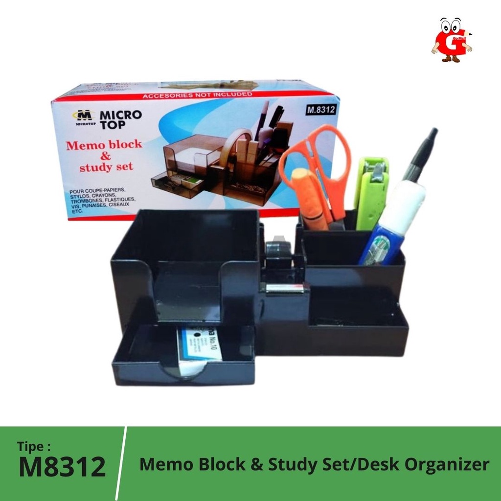 

Study set / Desk Set organizer meja MicroTop M-8312