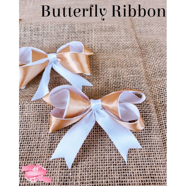 

Butterfly Ribbon. Pita jadi / Pita unik / Pita kado / Pita hampers / Pita rambut