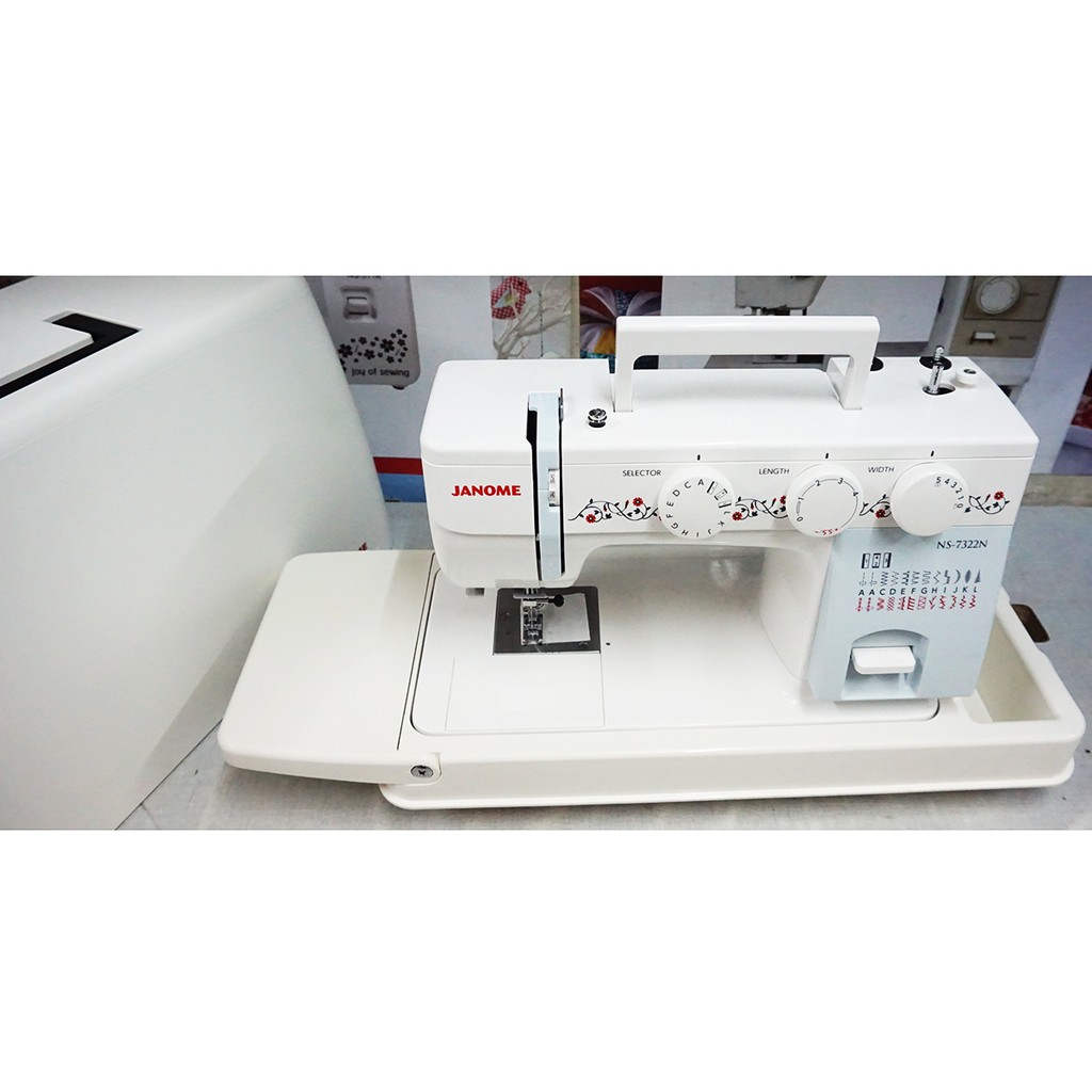 mesin jahit janome ns7322n plus hard cover janome original