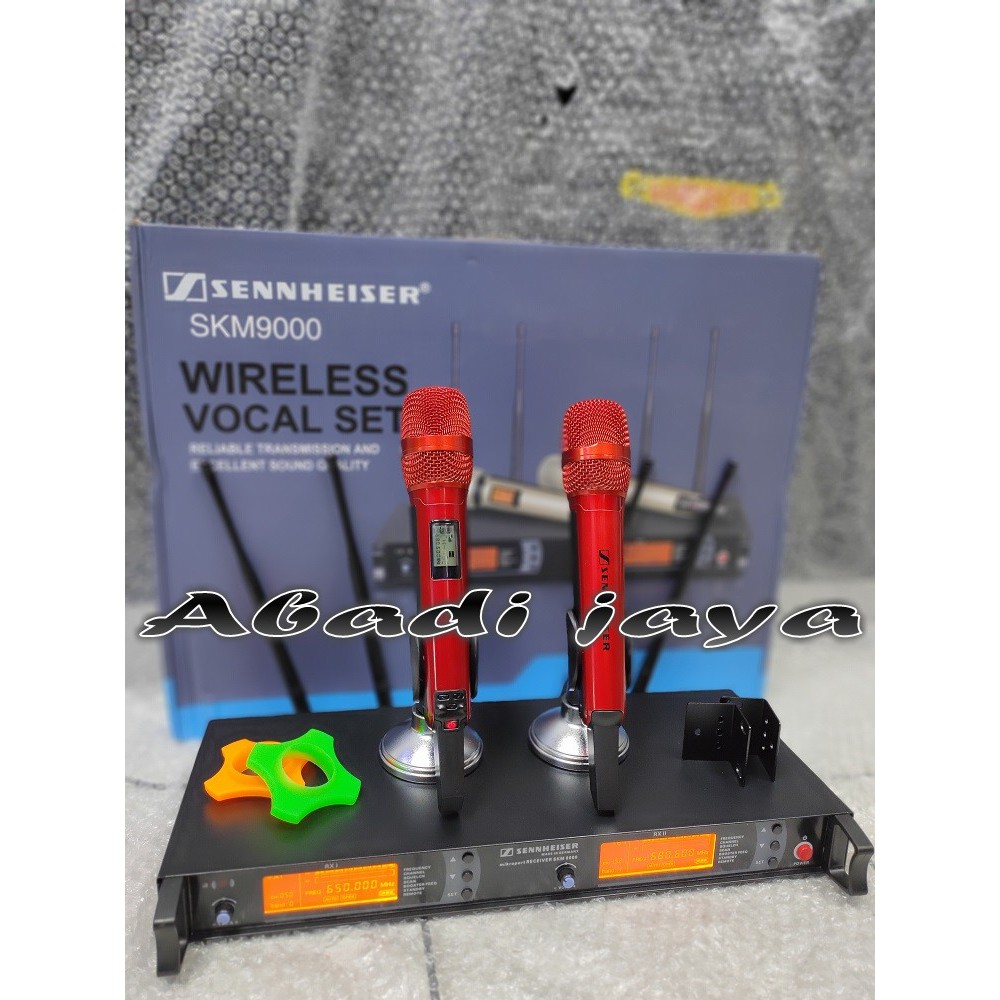 mic sennheiser skm9000 4 anthena sennheiser skm 9000 RED