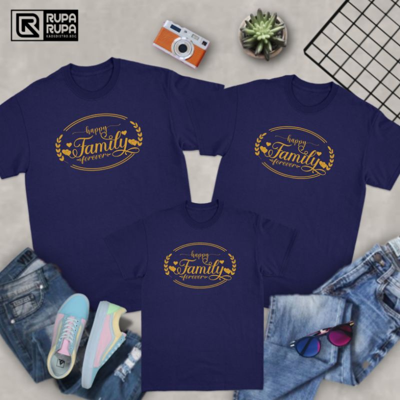 Kaos Couple Keluarga Happy Family