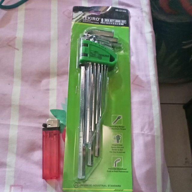 Kunci L Set Panjang Tekiro 8 Pcs