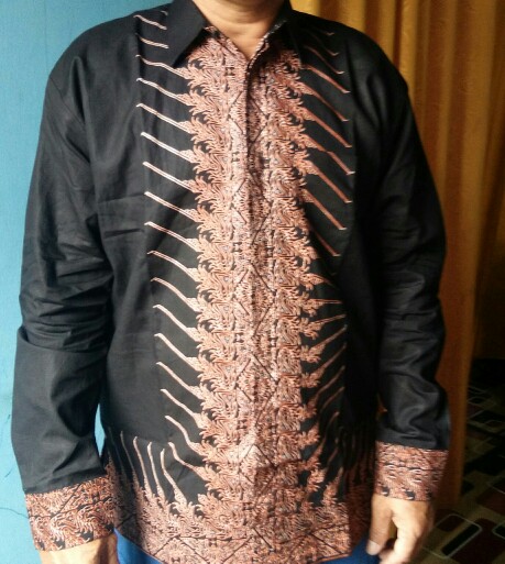 Baju Batik Pria Lengan Panjang Pendek Lapis Furing Batik Solo Laseman