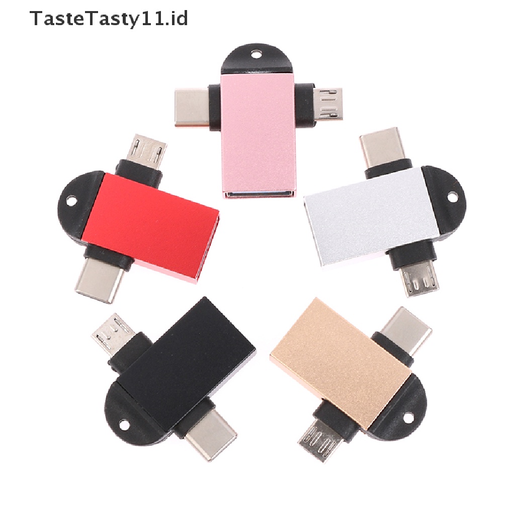 【TasteTasty】 Mobile Phone Adapter Usb Connector Multi-Function Two-in-One Android TYPE-C3.0 .