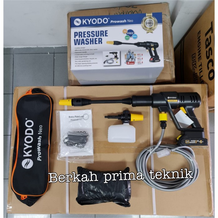 Dijual Mesin steam jet cleaner portable KYODO PROWASH NEO Mesin steam batrai Berkualitas