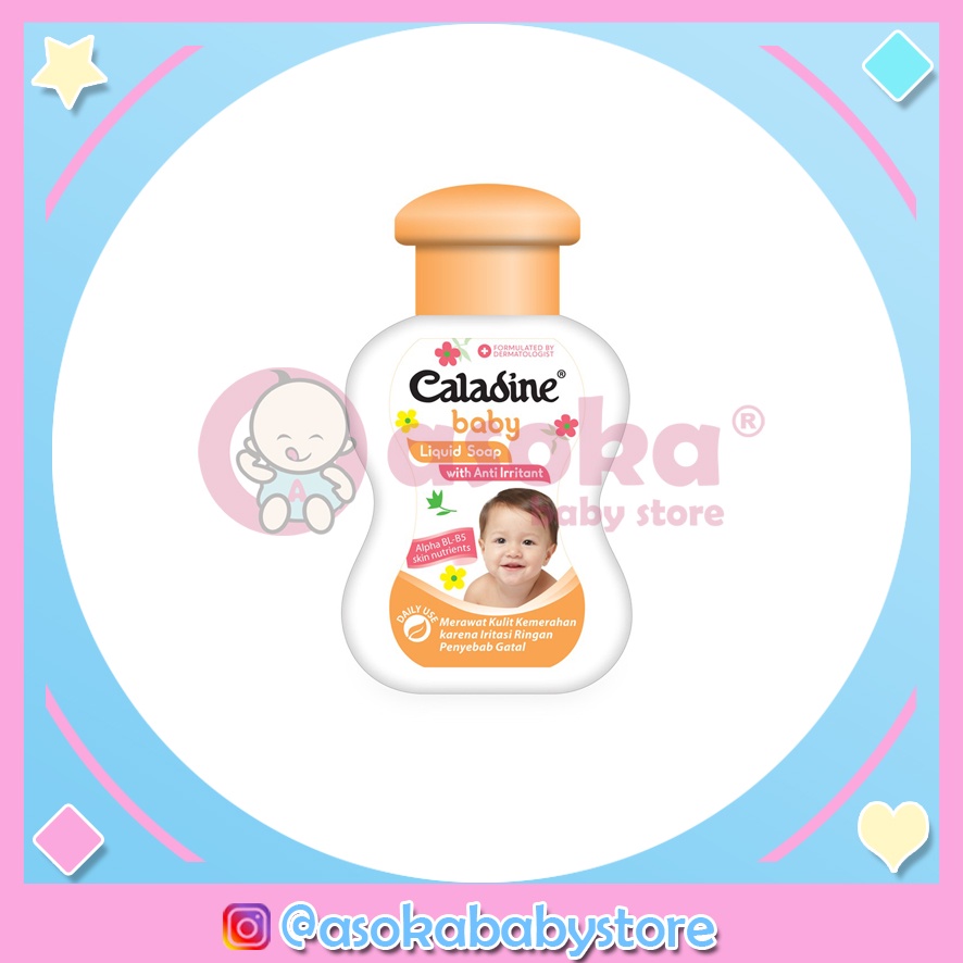 Caladine Baby Liquid Soap With Anti Irritant 110ml ASOKA