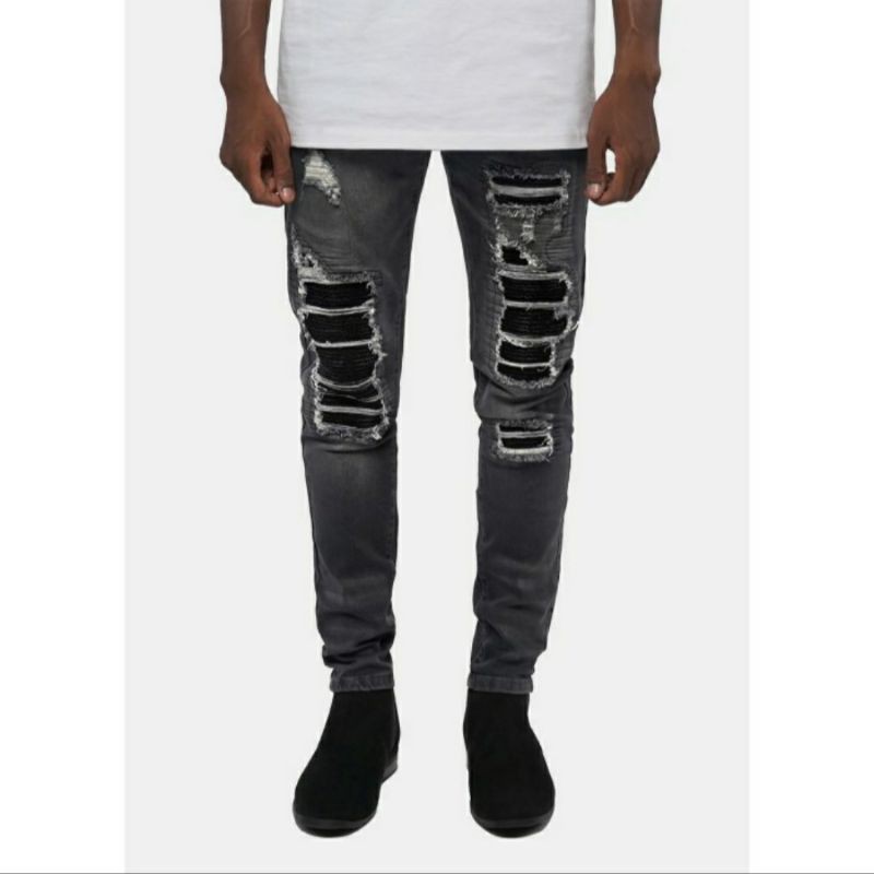 Celana Rucas Graphite Biker Jeans - 32