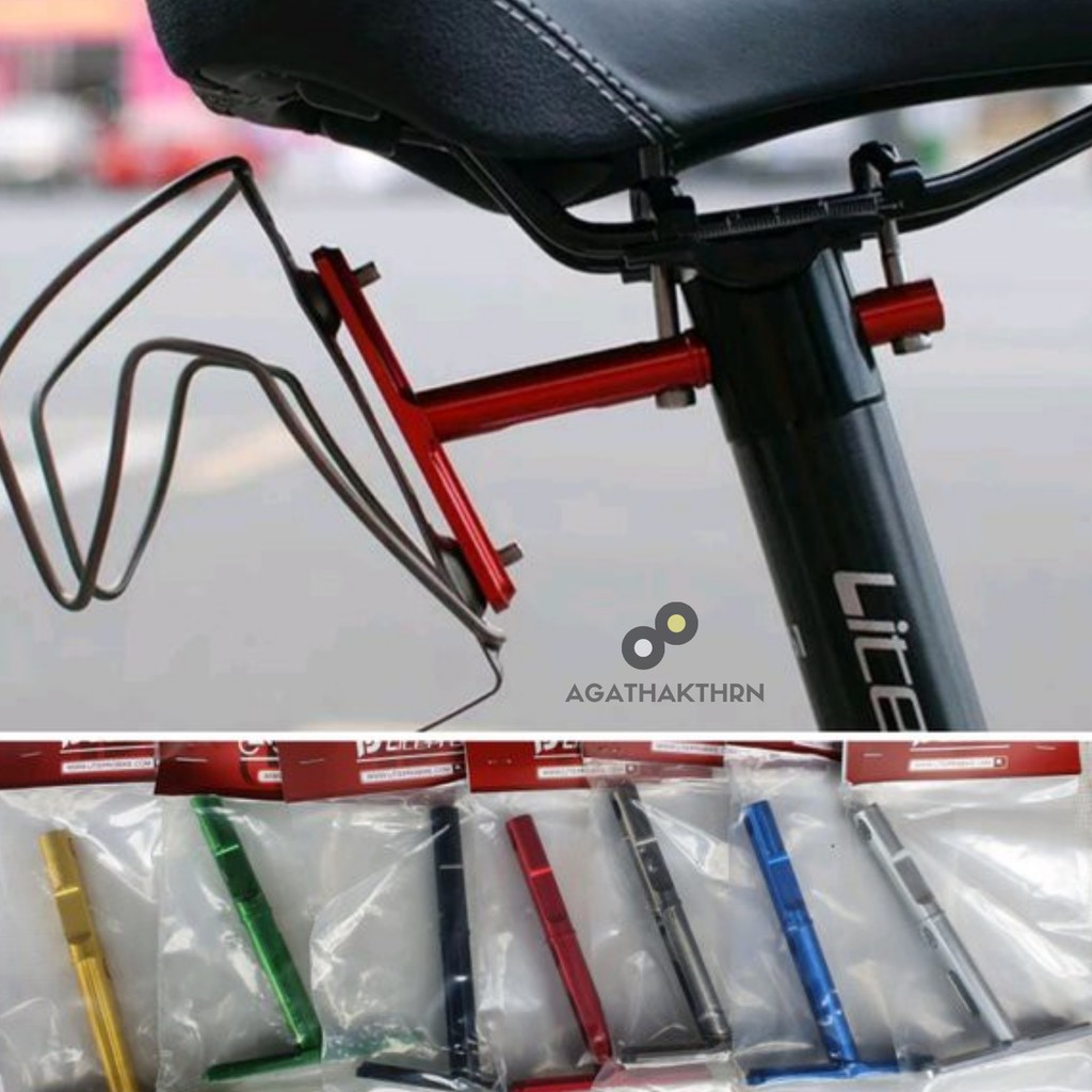 Litepro Bottle Cage Holder - Bracket Seatpost Bottle Cage Litepro