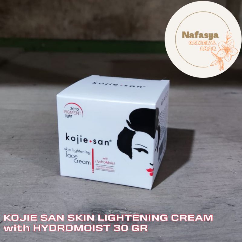 KOJIE SAN SKIN LIGHTENING CREAM with HYDROMOIST 30g / CREAM SIANG MALAM / CREAM MUKA / CREAM PENCERA