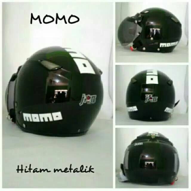 Helm Momo JPN Tanduk+Kaca Bogo Original
