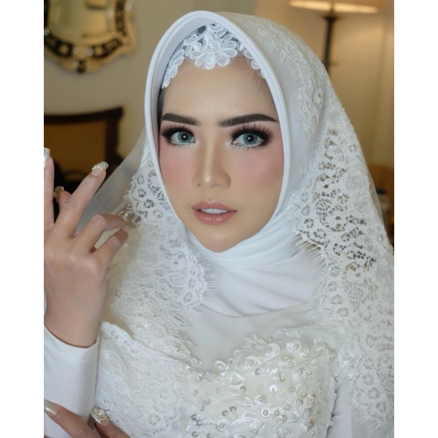 Veil Brokat ibu besan dan Pengantin / Slayer Pengantin Brukat