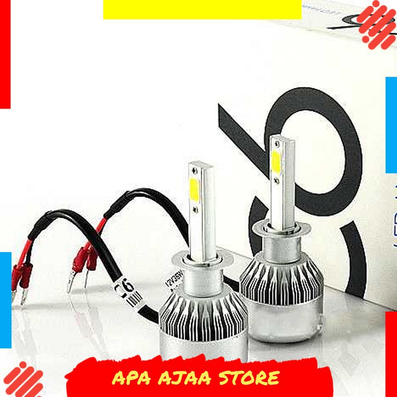 Best Seller ! Kaifuli Lampu Mobil Headlight LED H1 COB 2 PCS - C6