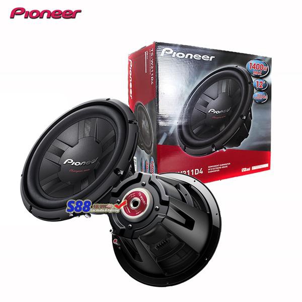 Pioneer Ts-W311d4 Subwoofer 12" Dual Coil