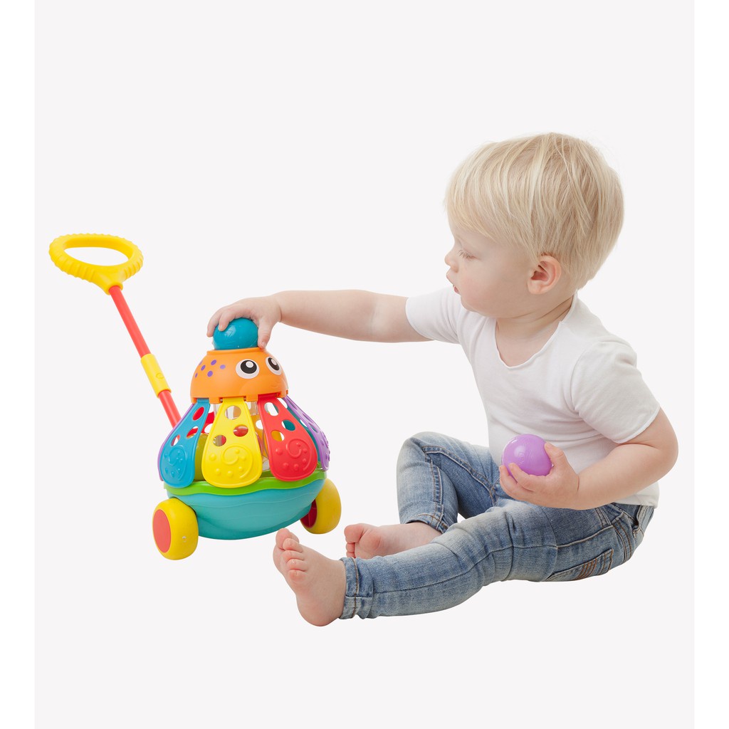 Playgro Push Along Ball Popping Octopus