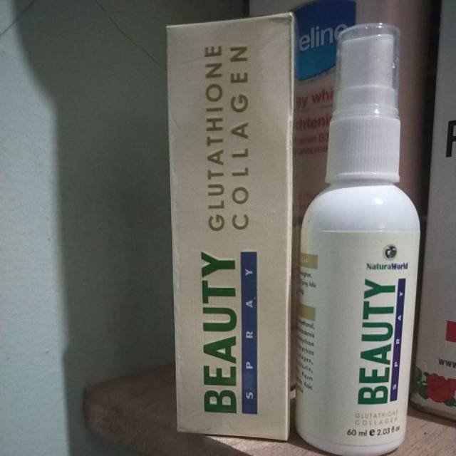 Natura Beauty Spray Glutathion Collagen 60 ml asli 100%Original 100%