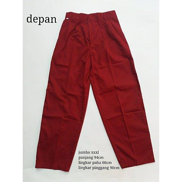 Celana Merah Putih SD Jumbo/ Celana XXXL/ Seragam SD Big Size/ Seragam Sekolah