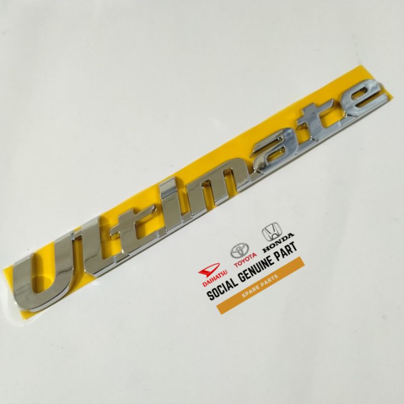 emblem logo bagasi tulisan ultimate original