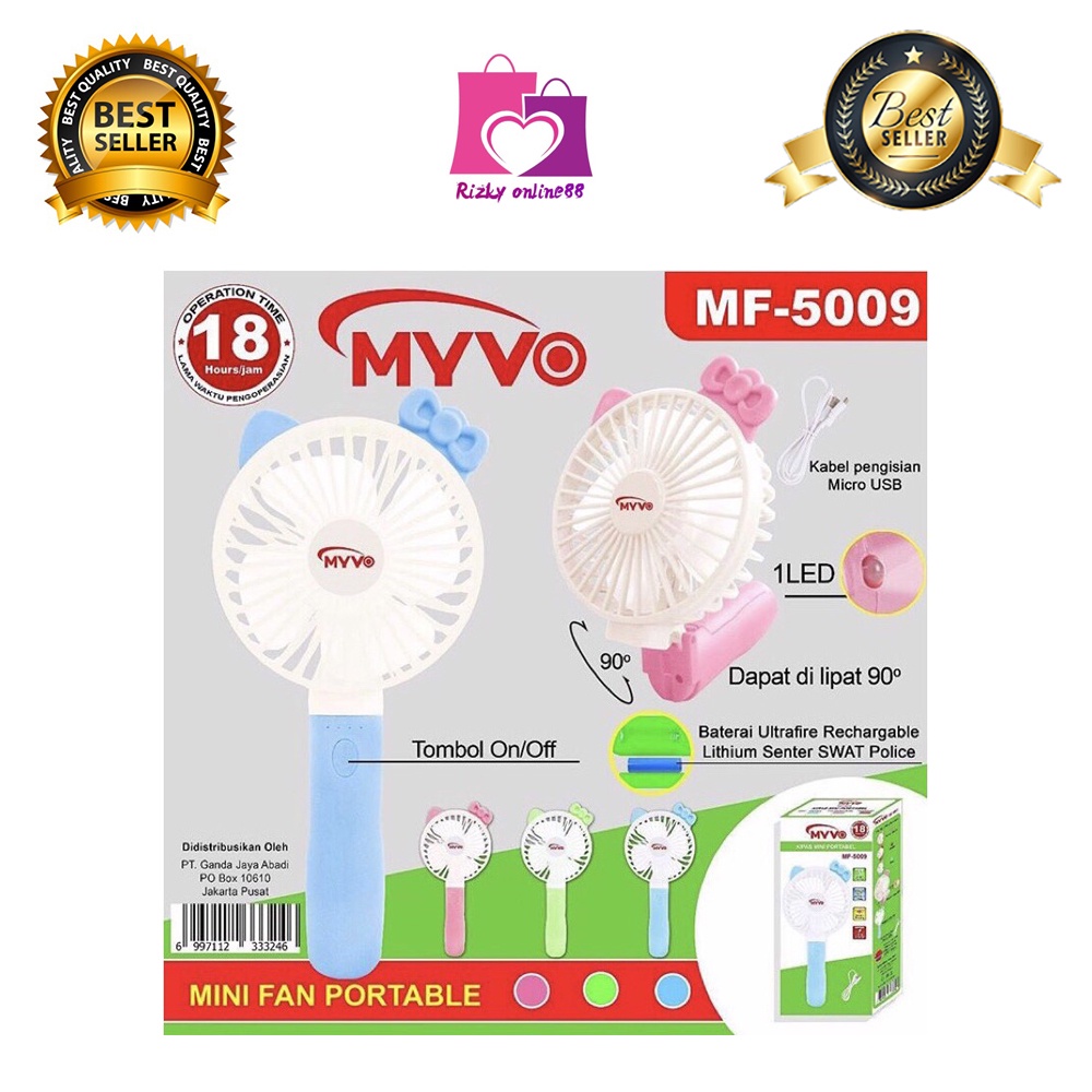 rizkyonline88 kipas angin mini / kipas angin portable / kipas angin emergency myvo