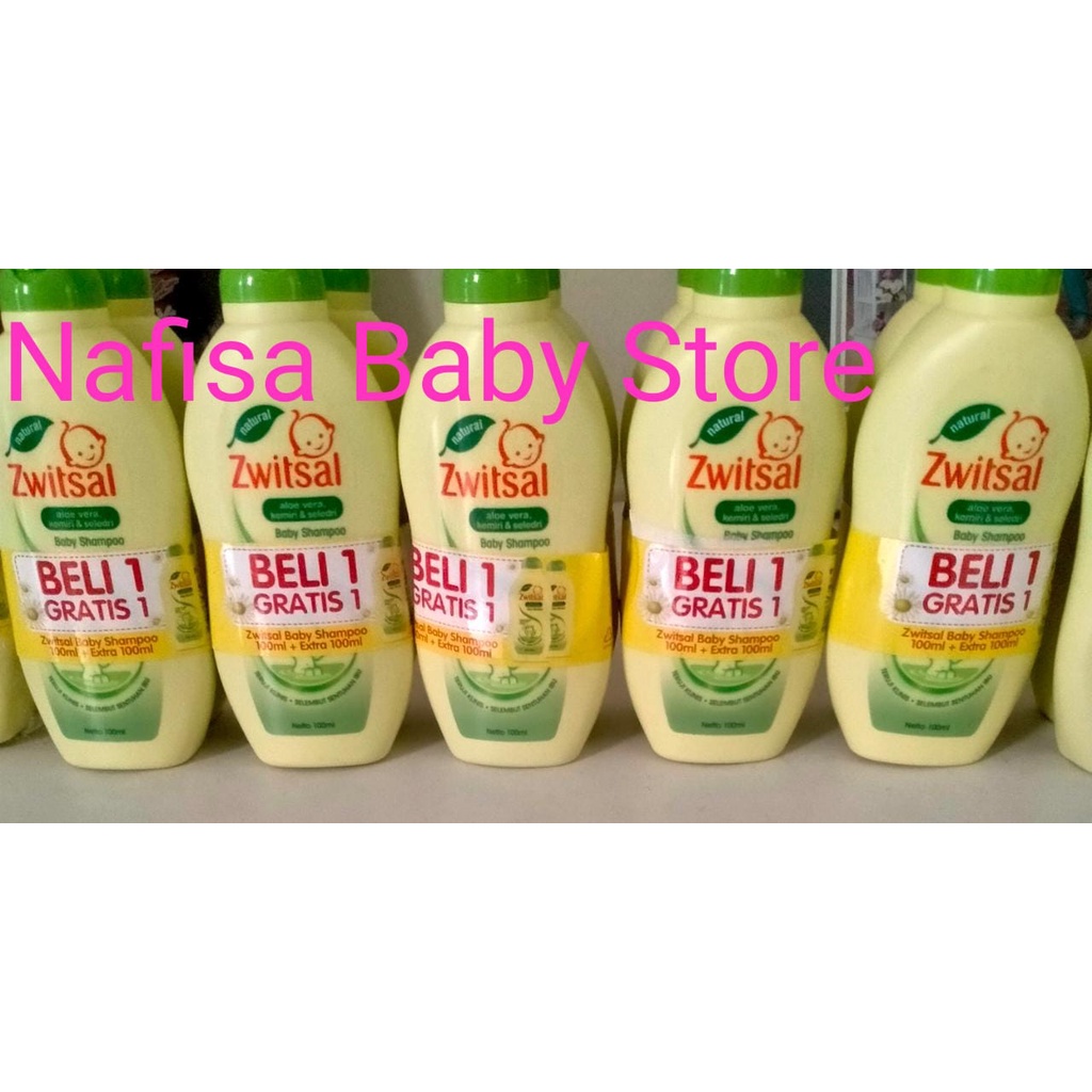 Zwitsal Baby Shampoo ALoe Vera buy one get one