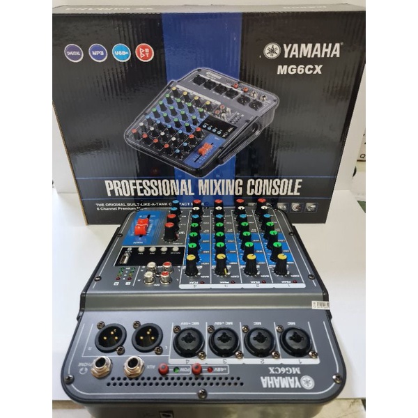 mixer audio yamaha mg6cx mg 6cx 6ch usb bluetooth