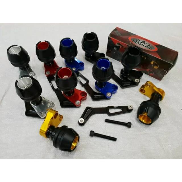 JALU SLIDER PELINDUNG KNALPOT BLACK DIAMOND NMAX