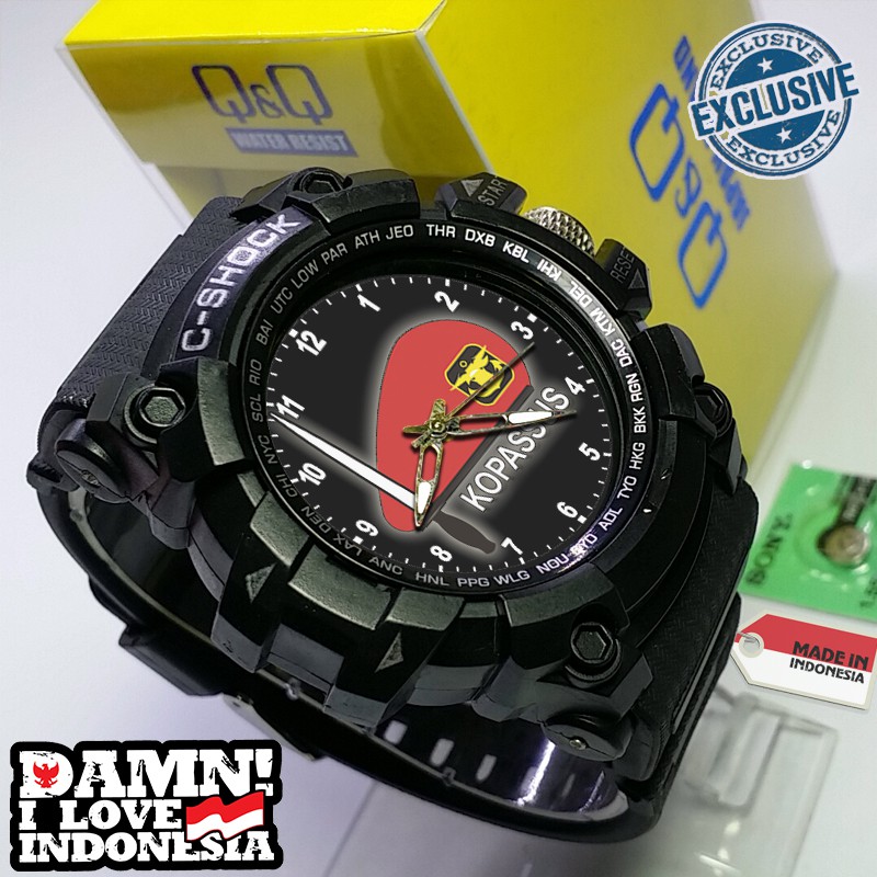 {Istimewa} Jam Tangan BARET MERAH KOPASUS Outdoor