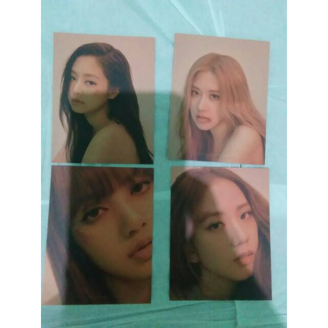 Blackpink Kill This Love Official Photocard Jennie Lisa Rose & Jisoo