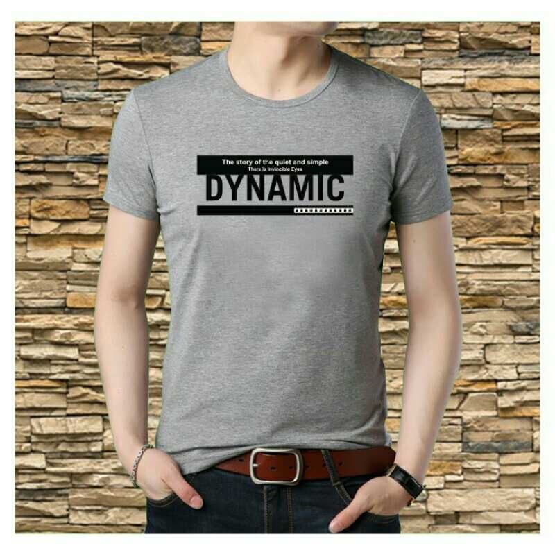 BAJU KAOS PRIA LENGAN PENDEK ATASAN COWOK DYNAMIC FASHION MOTIF KEKINIAN DISTRO